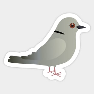 Cute turtle dove Sticker